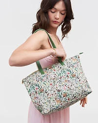 Fable England Women's Cire Garden Floral Printed Grab Tote