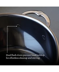 Hestan NanoBond Titanium Stainless Steel 8-Quart Covered Stock Pot