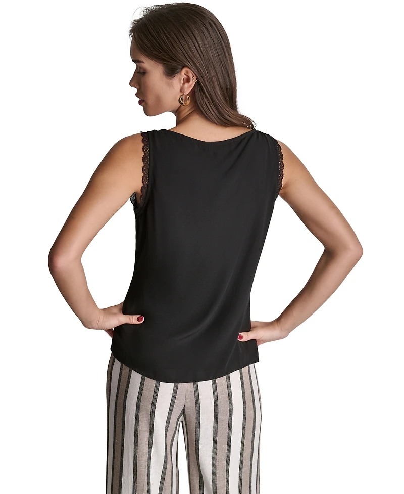 Bcbg Women's Sleeveless V-Neck Top