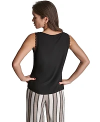 Bcbg Women's Sleeveless V-Neck Top