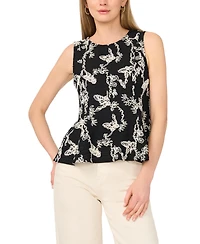 Vince Camuto Women's Printed Sleeveless Tank Top