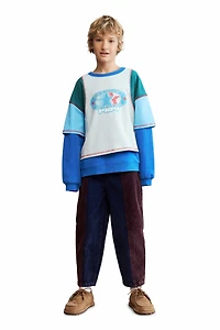 Desigual Boys's Combined sporty sweatshirt