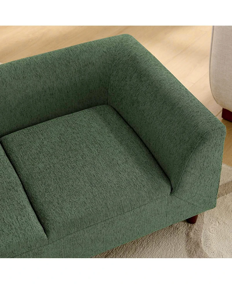Streamdale Furniture Modern Rectangular Pet Sofa With Backrest And Armrests