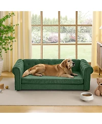 Streamdale Furniture Elegant Rectangular Elevated Dog Sofa Bed