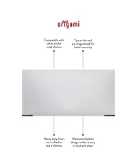Origami Magnetic Wire Shelf Liners for R4/R5 Series Storage Racks, (Set of 4)