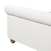 Streamdale Furniture Queen Size Upholstered Linen Bed Frame with Thick Headboard