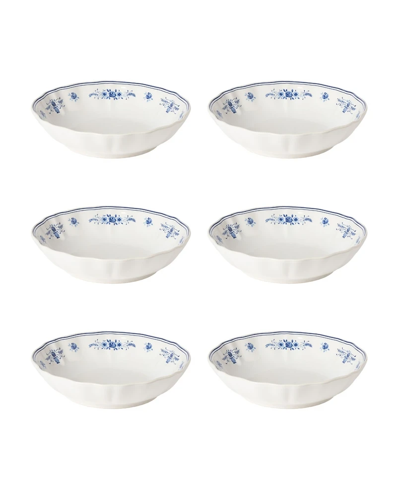 Costa Nova Vila Floral Pattern Pasta Bowls, Set of 6