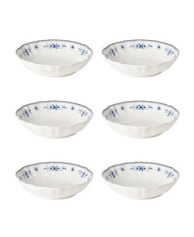 Costa Nova Vila Floral Pattern Pasta Bowls, Set of 6