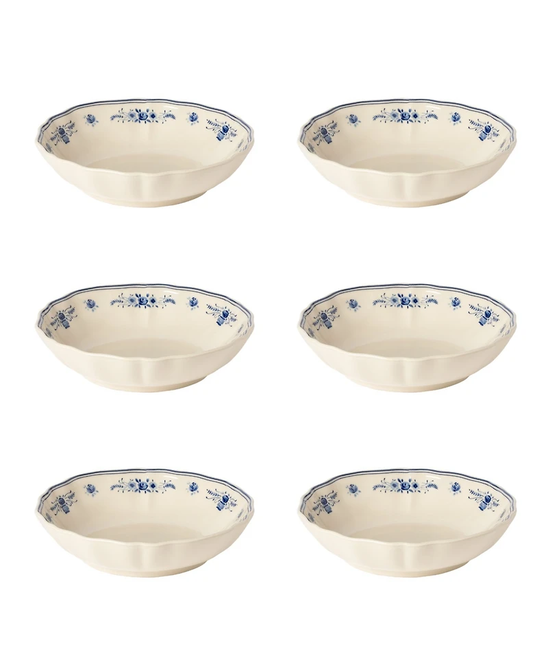 Costa Nova Vila Floral Pattern Pasta Bowls, Set of 6