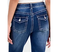 Madden Girl Juniors' High Rise Bootcut Jeans
