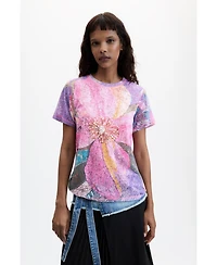 Desigual Women's Floral Printed T-Shirt