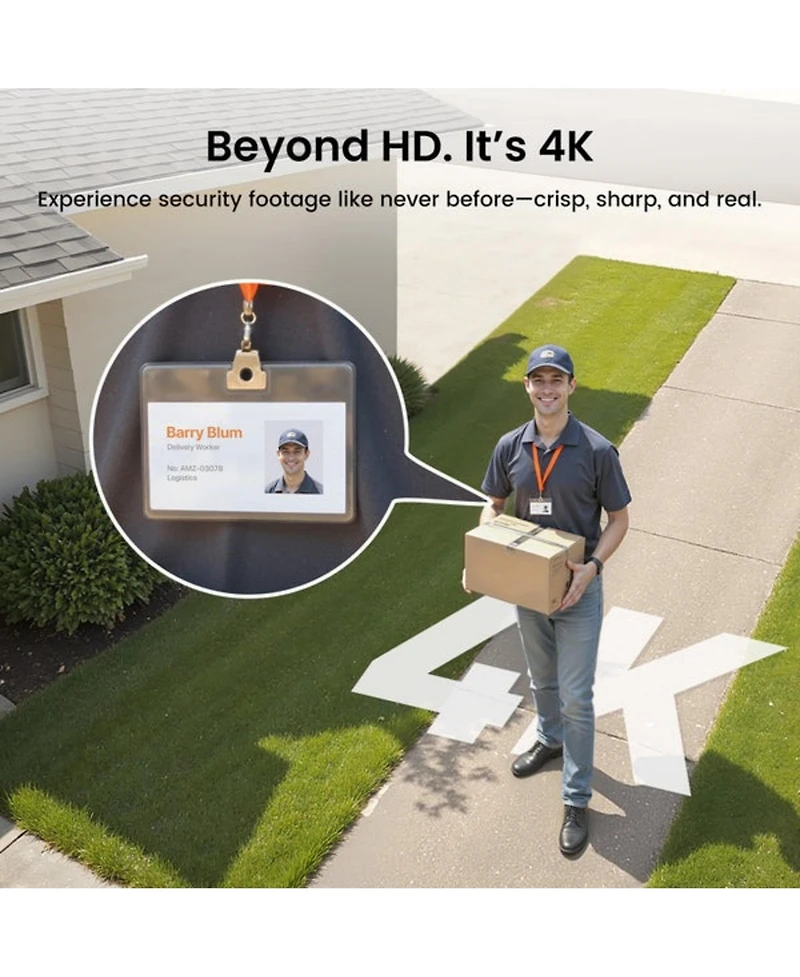 Aosu C8S-2H 4k Solar Security Cam 32gb Homecortex 2 Cam Kit