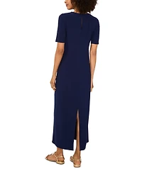 Vince Camuto Women's Elbow-Sleeve Maxi Dress