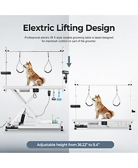 Streamdale Furniture Deluxe Electric Pet Grooming Table, Height Adjustable