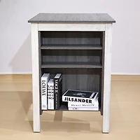 Streamdale Furniture 3-Piece Modern Farmhouse Counter Set with Storage