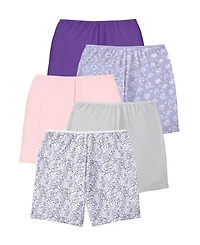 Comfort Choice Women's Cotton Boxer 5-Pack