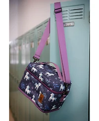 Deux par Deux Little Girl Unicorn Organized Spacious Lunch Box