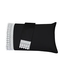 Embellished 4-Inch Lace Trim Pillowcases (Pair) Luxury 608 Thread Count - Usa