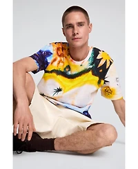 Desigual Men's Cosmos print T-shirt