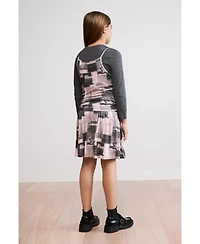 Desigual Girls's 2-in-1 printed dress