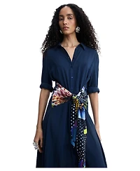 Desigual Women's Midi shirt dress