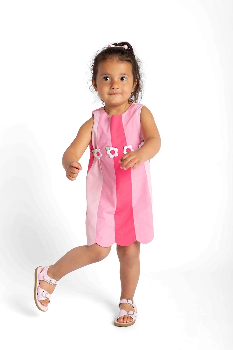 Florence Eiseman Little Girls Poplin Panel Dress
