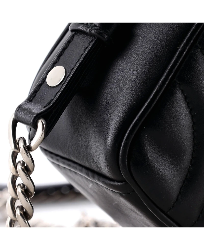 Pre-Owned Prada Mini Camera Bag Diagramme Quilted Leather