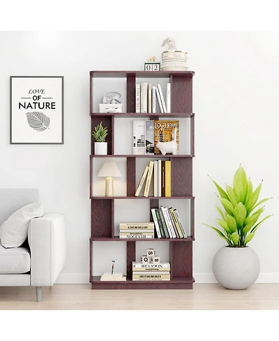 Streamdale Furniture Tier Open Bookshelf Mdf Display Shelving