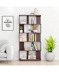 Streamdale Furniture Tier Open Bookshelf Mdf Display Shelving