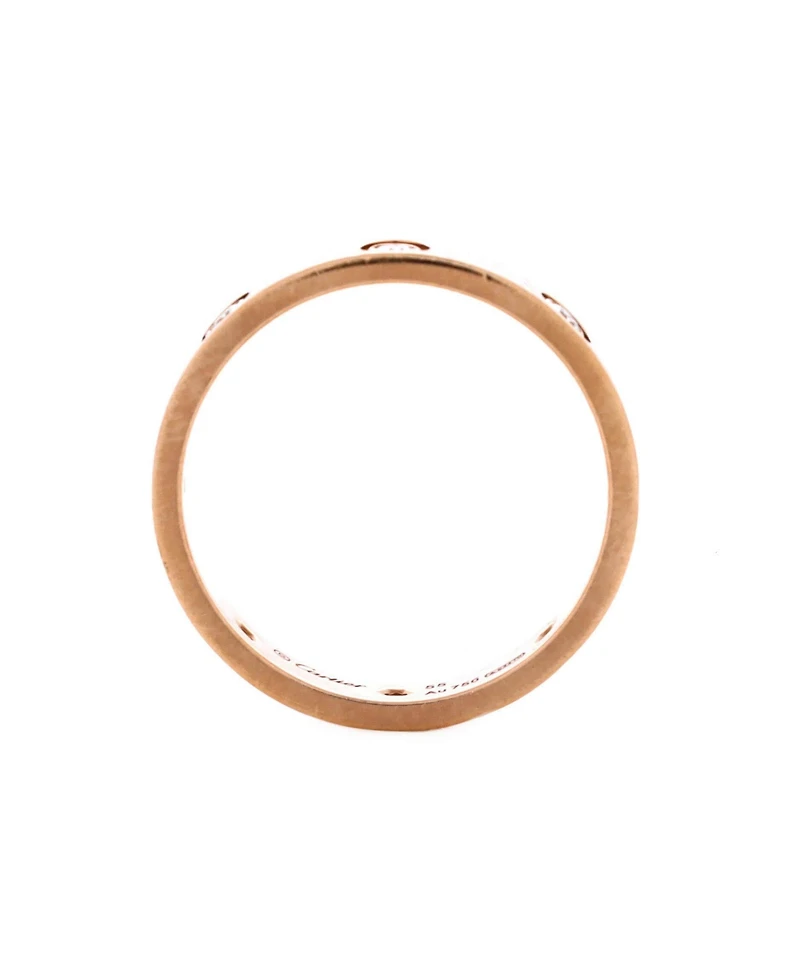 Pre-Owned Cartier Love Wedding Band 8 Diamonds Ring