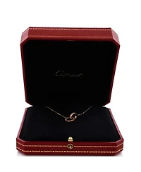 Pre-Owned Cartier Love Interlocking Pave Necklace