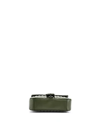 Pre-Owned Gucci Small Gg Marmont Flap Bag Mixed Matelasse Leather