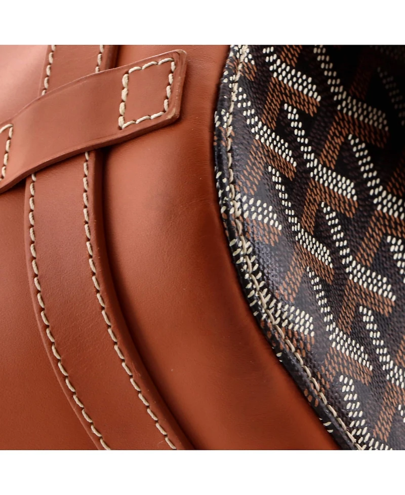 Pre-Owned Goyard Mm Belvedere Ii Messenger Bag Coated Canvas