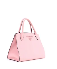 Pre-Owned Prada Small Monochrome Tote Saffiano with City Calf