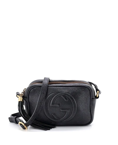 Pre-Owned Gucci Mini Soho Disco Crossbody Bag Leather