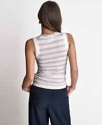 Bcbg Women's Crewneck Sleeveless Knit Top