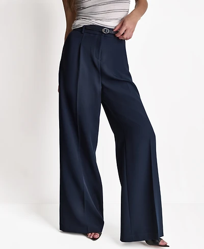 Bcbg Women's Wide-Leg High-Rise Pants