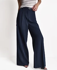 Bcbg Women's Wide-Leg High-Rise Pants