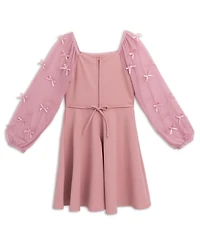 Speechless Girls' 7–16 Long-Sleeve Knee Dress