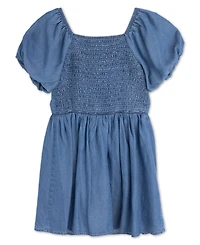 Speechless Girls' 7-16 Denim Romper with Sunglass