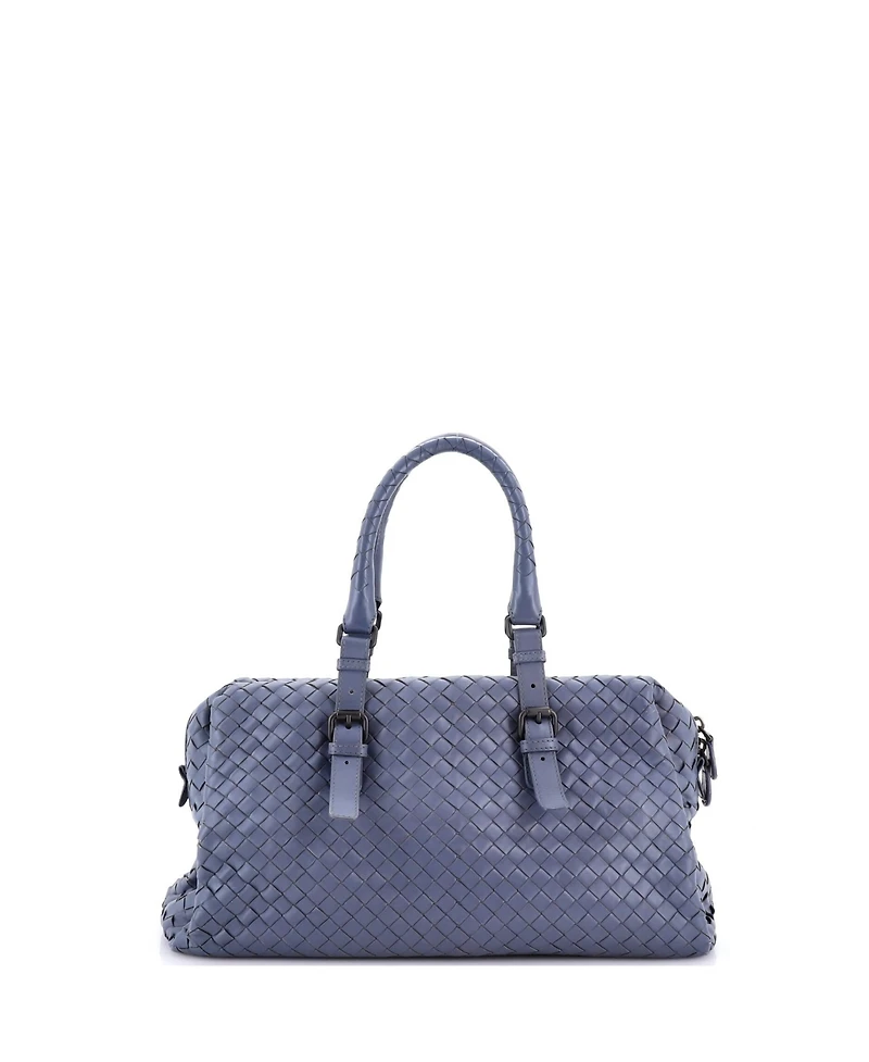 Pre-Owned Bottega Veneta Medium Montaigne Handle Bag Intrecciato Nappa