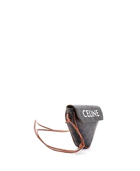 Pre-Owned Celine Triangle Crossbody Bag Triomphe Coated Canvas