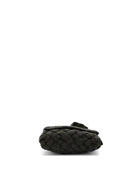Pre-Owned Bottega Veneta Small Rumple Shoulder Bag Intrecciato Nyl