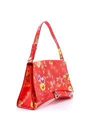 Pre-Owned Balenciaga Large Crush Sling Shoulder Bag Printed Leather