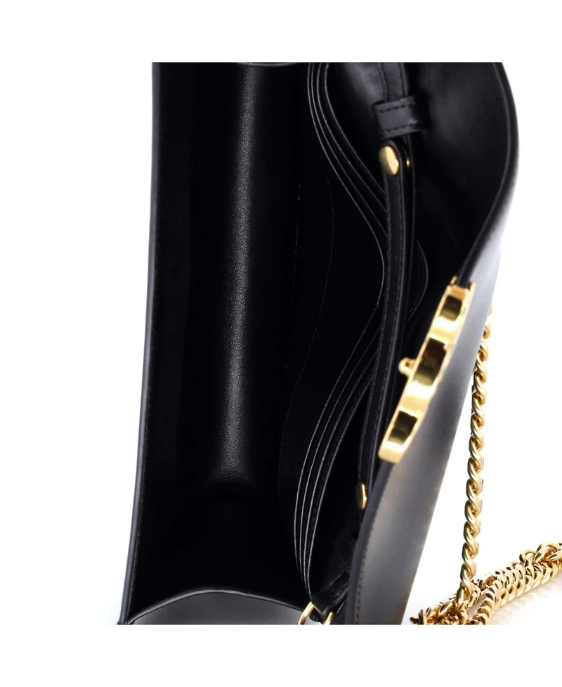Pre-Owned Celine Margo Triomphe Wallet on Chain Leather