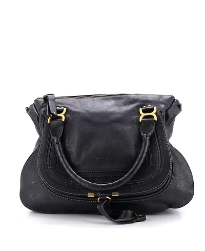 Pre-Owned Chloe Large Marcie Shoulder Bag Leather