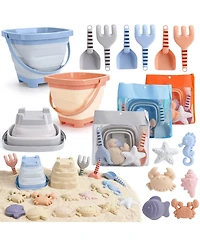 Gnuadz Beach Toys Sand Buckets Molds Mesh Bag Kids Sandbox