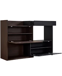 Streamdale Furniture Extendable Rotating Corner Cabinet - Set of 2