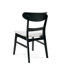Streamdale Furniture Mid-Century Rubberwood 5-Piece Dining Set