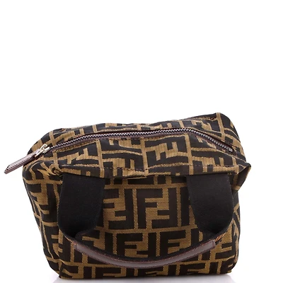 Pre-Owned Fendi Mini Vintage 1925 Cosmetic Tote Zucca Canvas